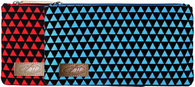 

TI Cosmetic Pouch Pouch(Red, Blue), Blue;red
