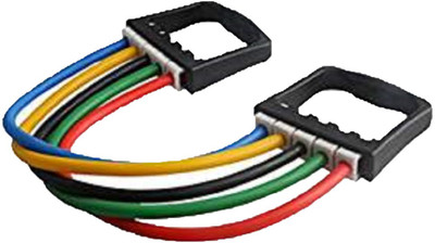 

Arnav Chest Expander Rope Workout Pulling Exerciser Tube Sports Yoga Fitness Workout with 5 Rubber Resistance Bands (Multi-color) Resistance Tube(Multicolor)