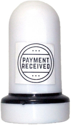 

KAARTI SK2047 PAYMENT RECEIVED Pre-Inked Rubber Stamp(Small, Green)