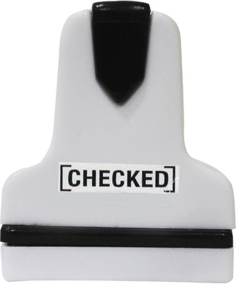 

KAARTI SK2041 CHECKED Pre-Inked Rubber Stamp(Small, Purple)