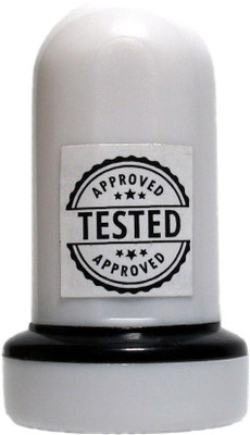 

KAARTI SK2029 TESTED APPROVED Pre-Inked Rubber Stamp(Small, Black)