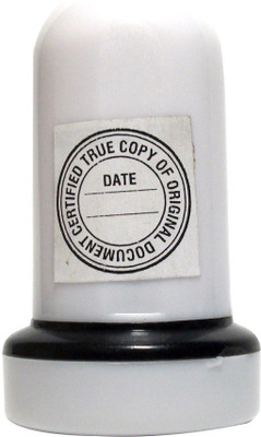 

KAARTI SK2055 CERTIFIED TRUE COPY OF ORIGINAL DOCUMENT (DATE) Pre-Inked Rubber Stamp(Small, Black)