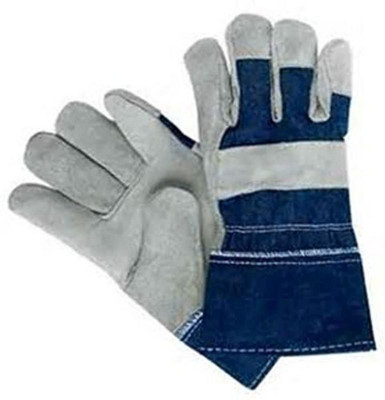 

SS & WW Jeans Palm Lether Gloves Leather Safety Gloves(25)