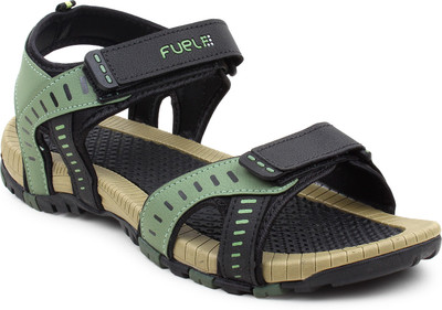 

Fuel Men Olive Black Sports Sandals