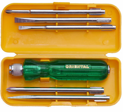 

oriental 625 Combination Screwdriver Set(Pack of 5), Yellow