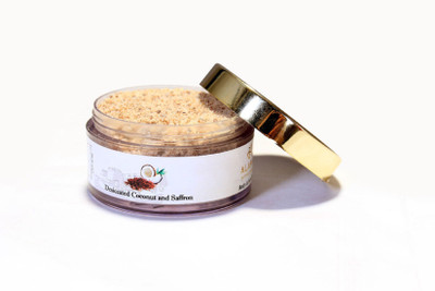 Alanna Naturally Beautiful Desiccated Coconut & Saffron Face & Body Scrub(50 g)