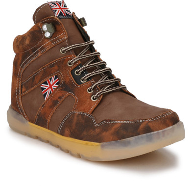

Eego Italy Stylish Outdoor Sneakers For Men(Brown
