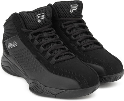

Fila ENTRAPMENT 3 Basketball Shoes For Men(Black, Blk/blk/met sil