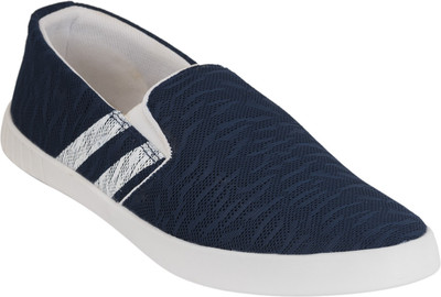 Shoe Fit Slip On Sneakers For Men(Blue