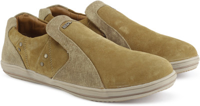 Woodland Slip on Sneakers For Men(Brown, Camel