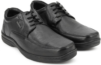 

Hush Puppies Premium Leather Corporate Casuals For Men(Black