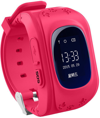

Estar Generic PINK, English language : New Q50 Smart watch Baby Kid Gift Wristwatch GSM GPRS GPS Locator Tracker Anti-Lost Smartwatch Six Colors For IOS &Andriod Phone PINK Smartwatch(Pink Strap FREE SIZE)
