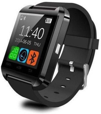 

Durgaenterprises 4G Mobile Watch Phone with Calling System Supports iOS & Android Device Smartwatch-u8-24 Smartwatch(Black Strap Regular)