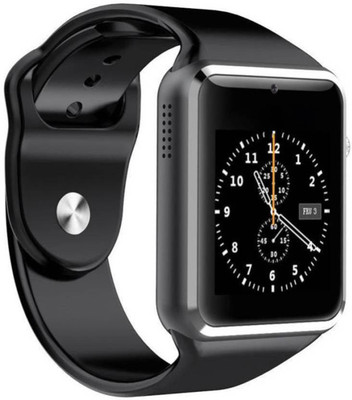 

Durgaenterprises 4G Mobile Watch Phone with Calling System Supports iOS & Android Device Smartwatch-u8-6 Smartwatch(Black Strap Regular)