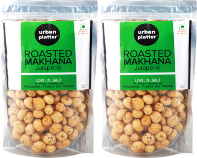 

Urban Platter Roasted Makhana, Jalapeno(100 g, Pack of 2)