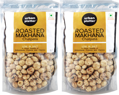 

Urban Platter Roasted Makhana, Chatpata, 100g (Pack of 2)(100 g, Pack of 2)