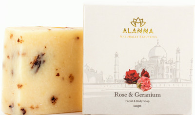 

Alanna Naturally Beautiful Rose & Geranium Soap(100 g)
