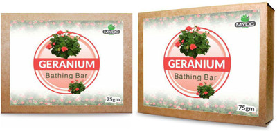 

salvia Geranium Oil soap an excellent moisturizer for mature, dry skin 75gm x2 Pack(75 g, Pack of 2)