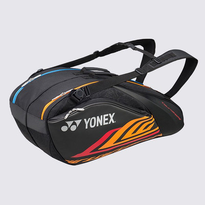 

Yonex BAG 22 LCW EX BT-6 PRO RACKET Kitbag(Black, Kit Bag, Black;orange