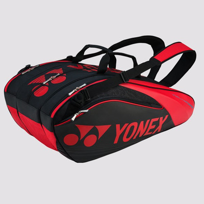 

Yonex BAG 9629 EX BT 9 Kitbag(Red, Kit Bag), Black