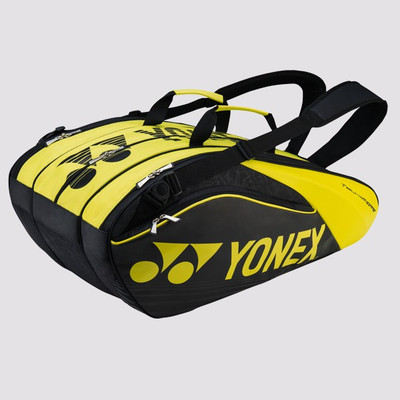 

Yonex BAG 9629 EX BT 9 Kitbag(Red, Kit Bag), Black lime