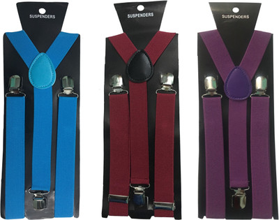 

Atyourdoor Y- Back Suspenders for Men(Multicolor)