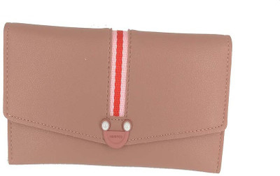 

BAEnagari Women Casual Pink Artificial Leather Wallet(10 Card Slots)