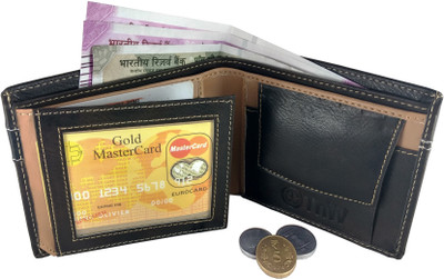 

TnW Men Multicolor Genuine Leather Wallet(3 Card Slots), Light brown