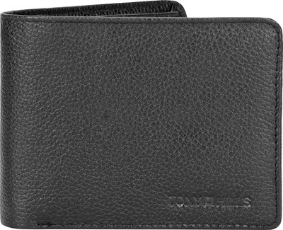 

Tony Hills Men Black Genuine Leather Wallet(8 Card Slots)