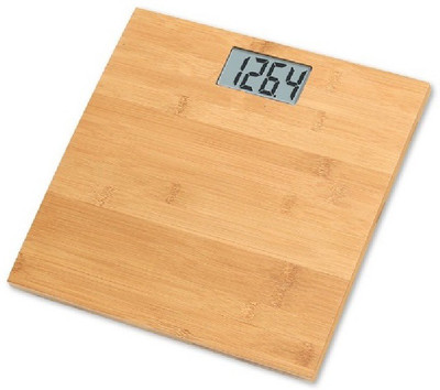 

IBS Bamboo Wood Personal Body Weighing Scale With Led Digital Display Weighing Scale(Brown)