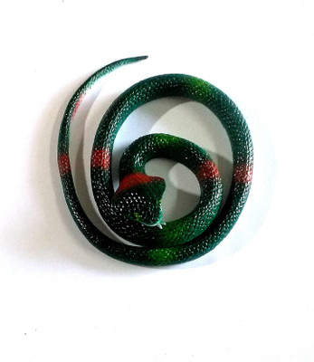 

OM Rubber Snake,Realistic Snake Toy Size -63/3 cm(Green, Brown)