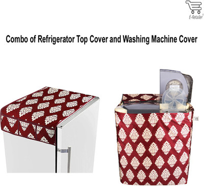 E-Retailer Semi-Automatic Washing Machine  Cover(Width: 58 cm, Maroon)