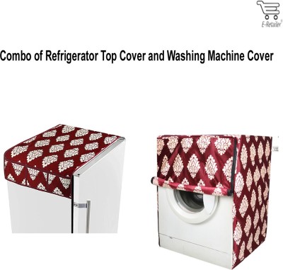 E-Retailer Top Loading Washing Machine  Cover(Width: 58 cm, Maroon)