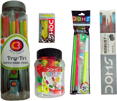 

DOMS 4 STATIONERY SET