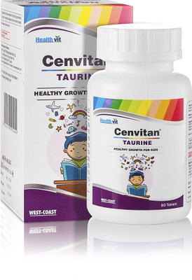 

HealthVit Cenvitan Taurine (Healthy Growth For Kids) 60 Tablets. Unflavored Tablets(60)