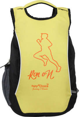 

Right Choice (2229) black yellow stylish tuff quality college school casual bag boy & girl 5 L Backpack(Black, Yellow)