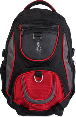 

HELE HLBP007BLACK RED 28 L Laptop Backpack(Red, Black), Multi