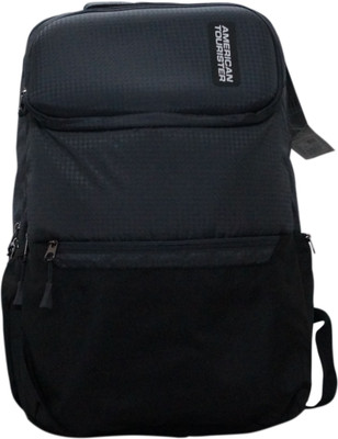 

American Tourister VIBE PLUS 01 BLACK GREY 38 L Backpack(Blue)