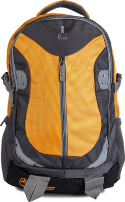 

HELE HLBP002BLACK YELLOW 28 L Laptop Backpack(Yellow, Grey), Multi