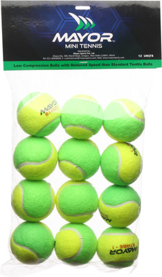 

Mayor STAGE - 1 Tennis Ball(Pack of 12, Green)