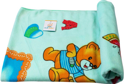 

Ole Baby Cotton 300 GSM Bath Towel(Green), Light green
