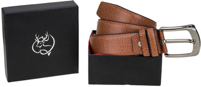 

Zeva Men Casual, Party, Formal, Evening Brown Artificial Leather Belt