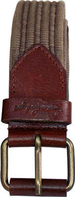 

Honey Badger Men & Women Casual Grey Canvas Belt