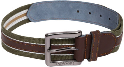 

Harvard Men Green, Brown Genuine Leather Belt, Brown;green