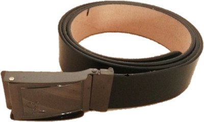 

KANKAR Men Black Genuine Leather Belt