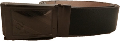 

KANKAR Men Black Genuine Leather Belt