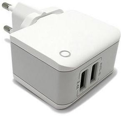 

Starbust Dual USB 2.4A Output Quick Charging By LDNIO (Model:DL-AC55) Camera Battery Charger(White)