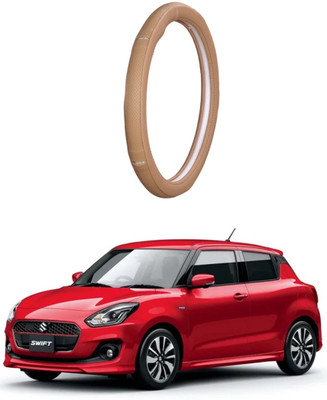 AUTO PEARL Steering Cover For Maruti New Swift(Beige, Leatherite)