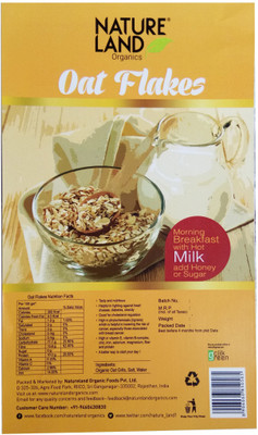 

Natureland Organics Oat Flakes 250 Gm(250 g, Pouch)