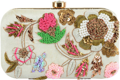 

Tooba Handicraft Party Multicolor Clutch